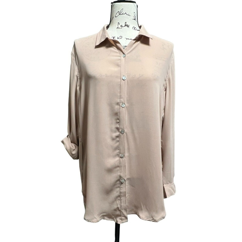 Brand New with Tag Limited Edition  Etiquette Long Sleeves Cream Blouse